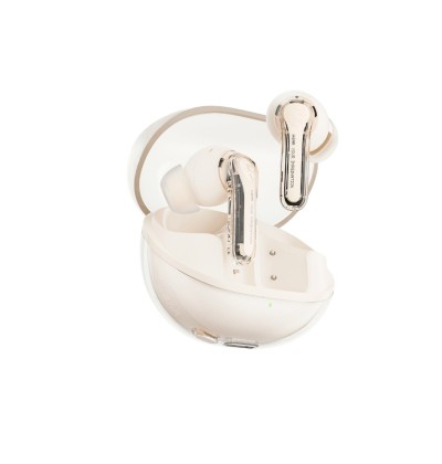 SoundPEATS Clear True Wireless Earbuds – Beige