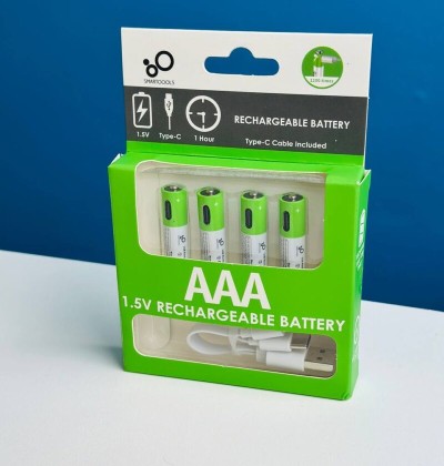 SmarToools RB40 AAA 1.5V 750 mWh Rechargeable Battery (4Pcs Set)