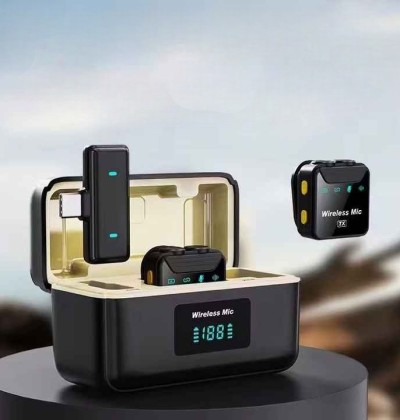 SX23 Noise Canceling Mini Wireless Lavalier Microphone