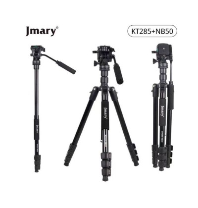 Jmary KT285+NB50 1.77M 2 In 1 Hydraulic head Professional Camera Tripod