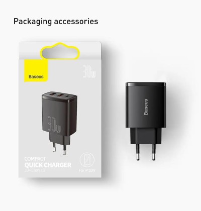 Baseus Compact Quick Charger U+C 20W CN