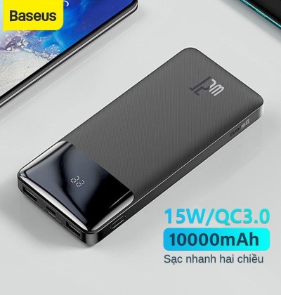 Baseus Bipow 10,000mAh 15W Digital Display Power Bank