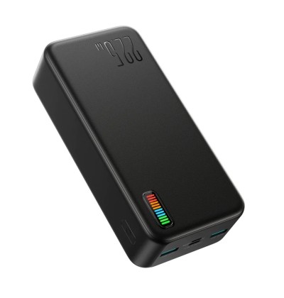 Joyroom JR-QP196 30000mah 22.5W Fast Charging Power Bank- Black Color