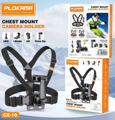 Plokama CX10 Chest Strap Mount with mobile holder