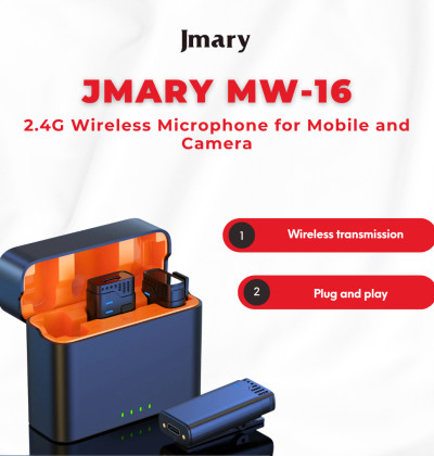 Jmary MW-16 2.4G Wireless Microphone For Mobile &amp; Camera