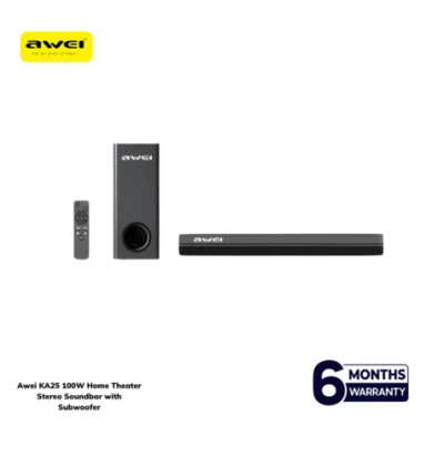 Awei KA25 100W Home Theater Stereo Soundbar with Subwoofer